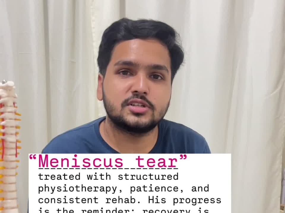 Video thumbnail: Meniscus injury: walking and running again